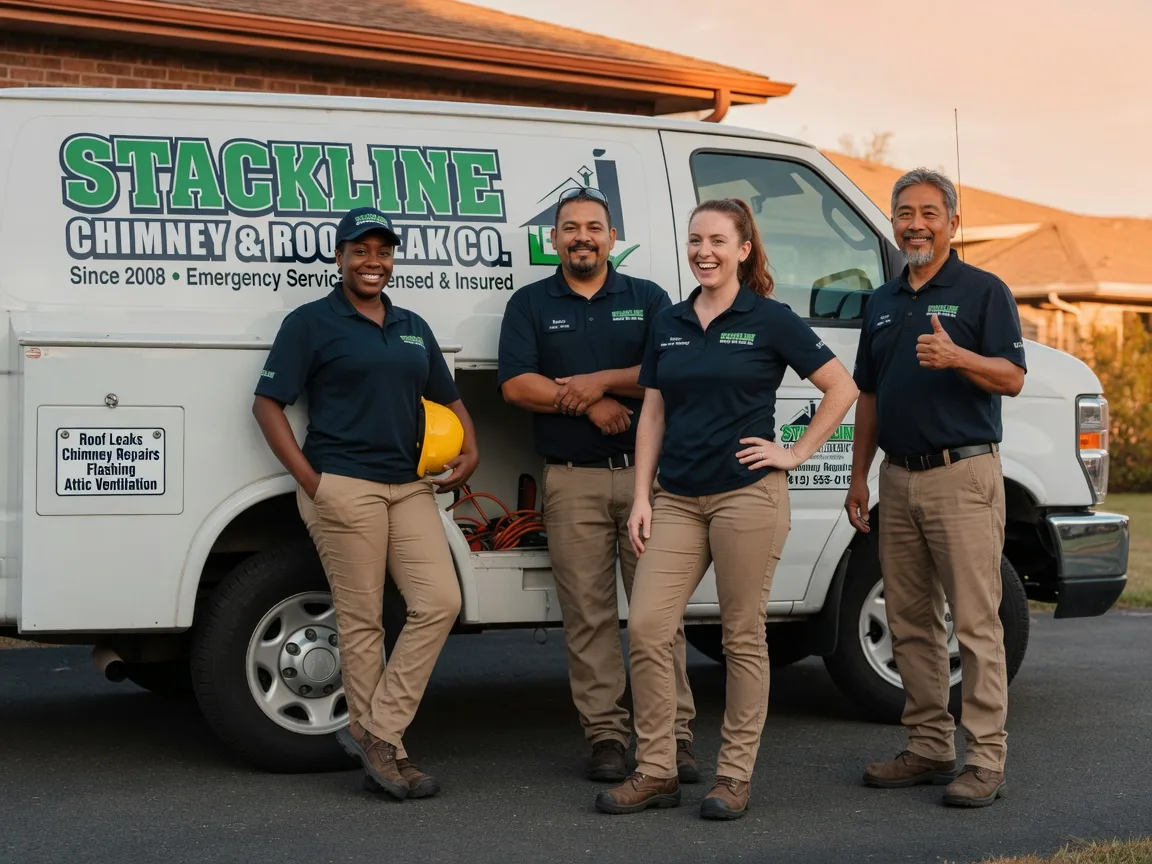 Chimney flashing repair company in Lowell, OR